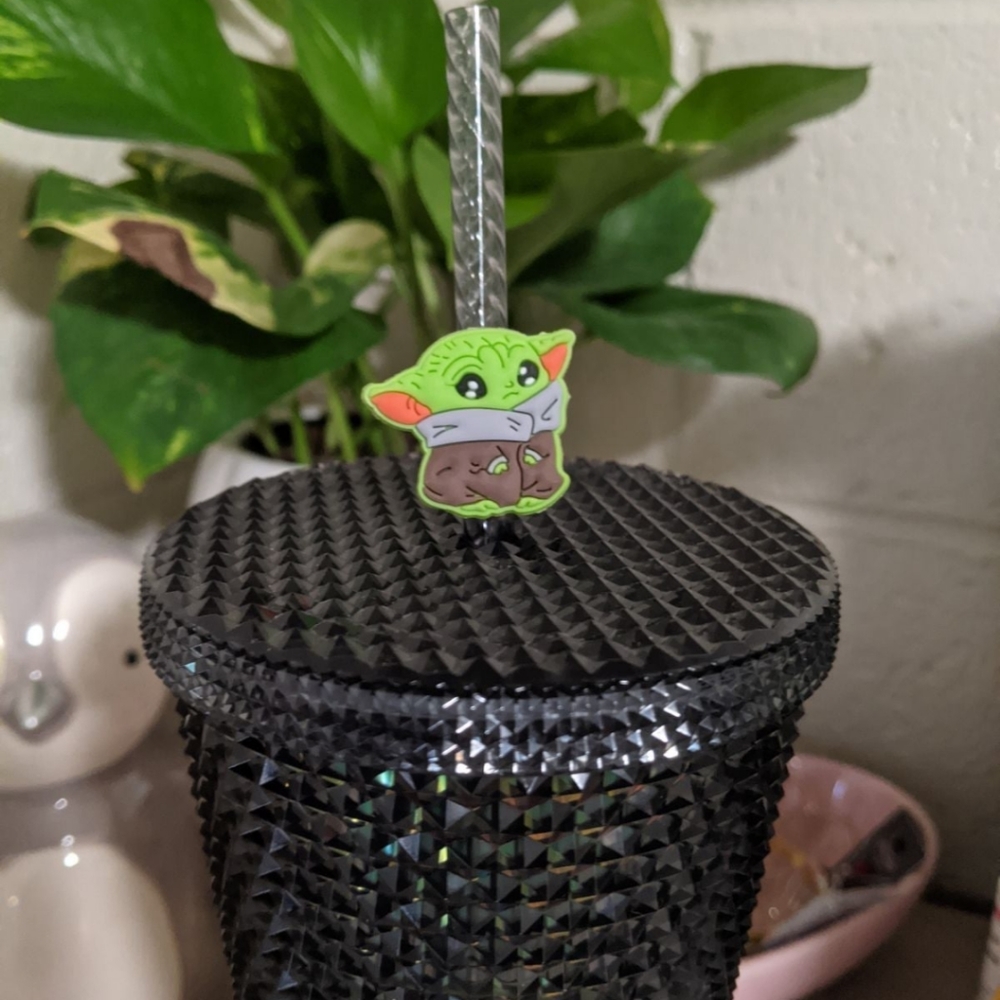 Baby Yoda Groku Starbucks Straw Topper